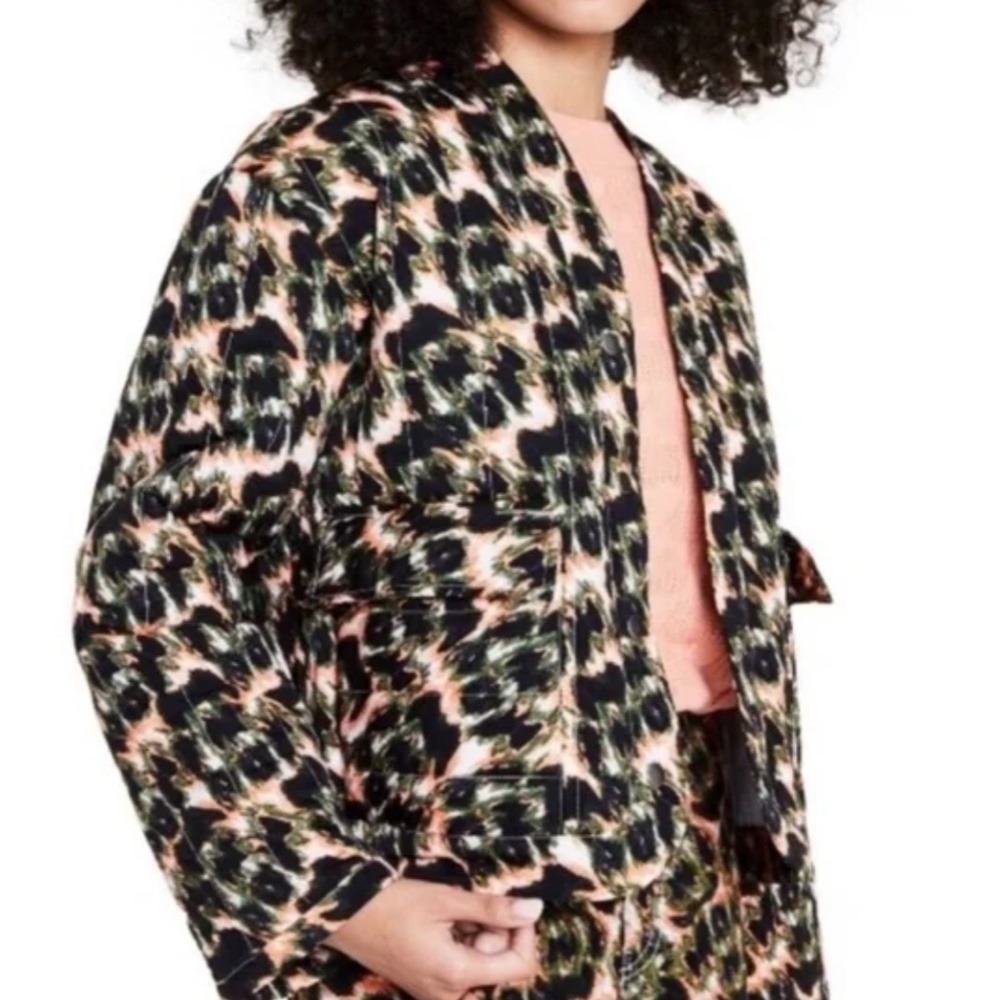 Rachel Comey for Target quilted animal print‎ jacket Size L